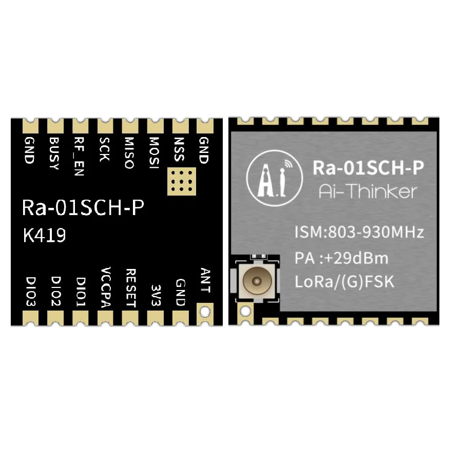 LORA Wireless Communication Modul RA-01SCH-P 10 km Ultra dlhá prenosová vzdialenosť 803-930MHz rozhranie SPI