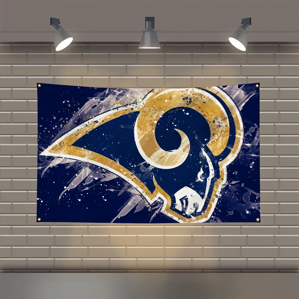 Los Angeles Rams World Flags and Banners Wall Flag Domov Ozdobia 4. júla dekorácie Pirát Pirát Party Fall Skateboard pivo