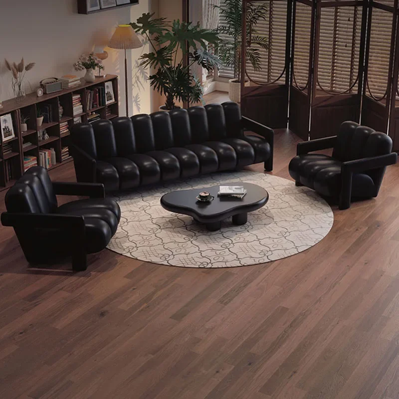 Lounge podlahová obývacia izba pohovky pohovky Pufty roztomilé kožené lenivé minimalistické pohovky Láska dizajnér sedadla Koltuk Takımı Trendy nábytok