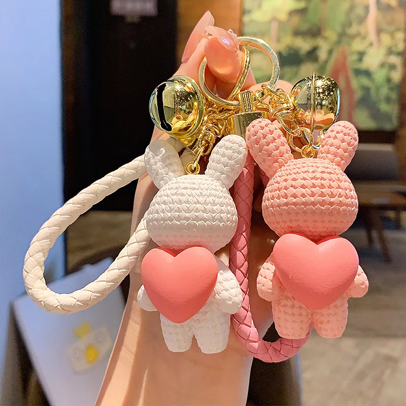 Loverly Runner Keychain Kim Hye Yoon Byeon Woo Seok Song Geon Hee Love Bear Run Away With Sun Jae On Piggyback pár kľúčových reťazcov