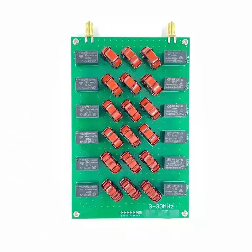 LPF-200 s krátkou vlnovou HF Low Pass Filter LPF pre Shortwave Power zosilňovače Rádiá 6 pásma 200W CW/300W SSB