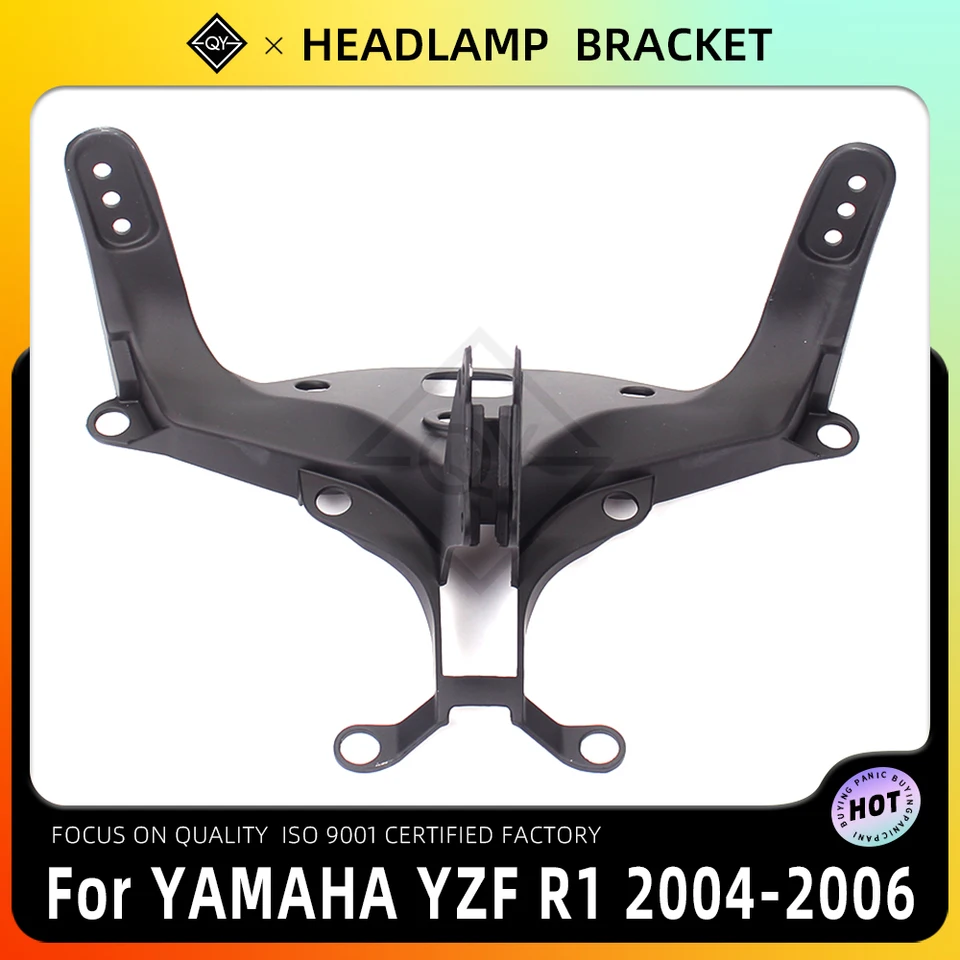 LQYL Motorcycle Svetlomet Držiak svetlometový svetlomet horný pobyt pre Yamaha YZF 1000 R1 2004 2005 2006 YZF-R1 04 05 06 Časti