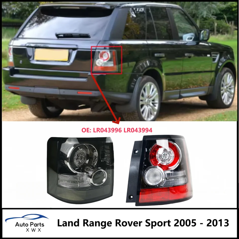 LR043994 LR043996 LED Zadný nárazník zadné svetlo TACH LAMP pre pozemky Range Rover Sport 2005 2006 2007 2008 2009 2010 2010 2011 2012 2013