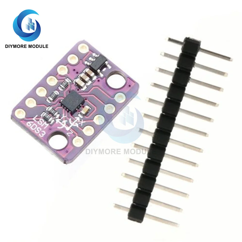 LSM6DS3 3D digitálny akcelerometer gyroskopový senzor modulu SPI Sériové rozhranie vložené teplotný senzor pre Arduino/Prokometer