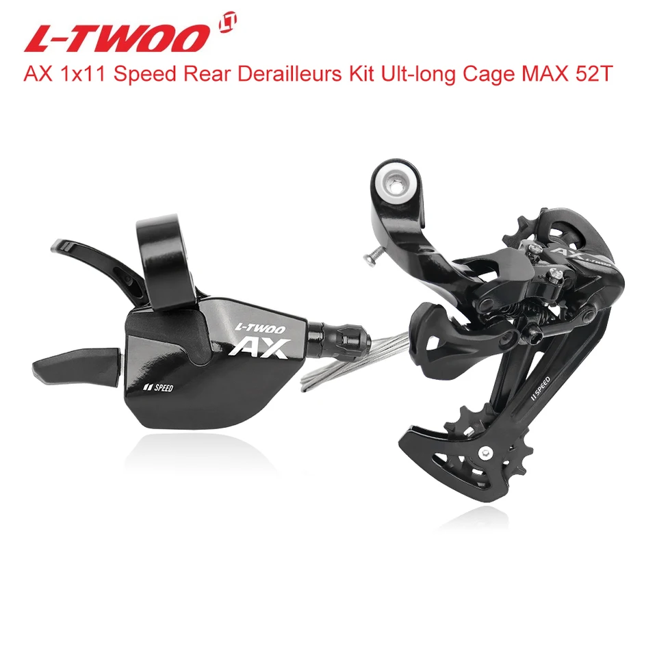 LTWOO AX11 11 SPEAD SPEATU ZADNÉ ZADNÉ DERAILLEURS Kit pre MTB Mountain Bicycle Shifter Lever Panel Imbailurs Suit 1x11S 11S 11V Bicycle Setters