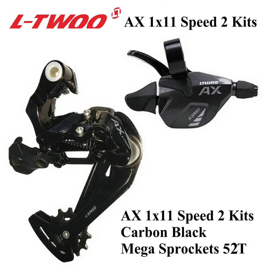 Ltwoo GroupSet ltwoo AX11 Speed ​​Groupset 1x11 Shifter Lever CharileUr pre MTB Mountain Bike Cassette 11-42T 46T 50T 11-52T