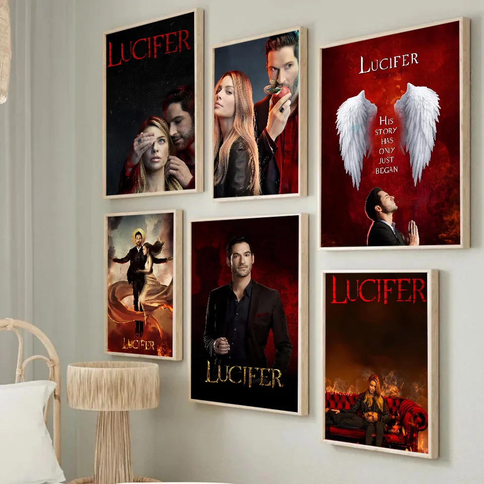 Lucifer plagáty nálepky obývacia izba spálňa Vstupný kaviareň nástenná dekorácia maľba miestnosť domov estetický dekor