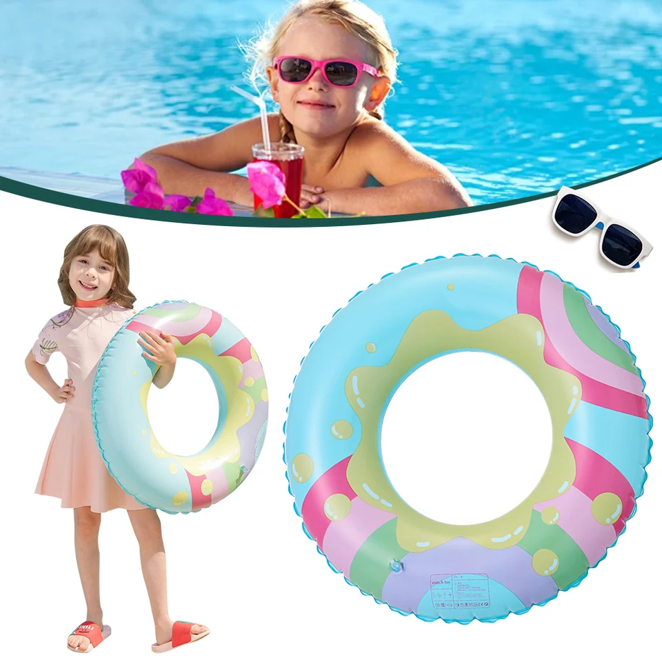 Lucky Bubble nafukovacia bazén plávajúce farebné plávanie kruhu plavecké trubice Rings Beach plážové hračky pre deti