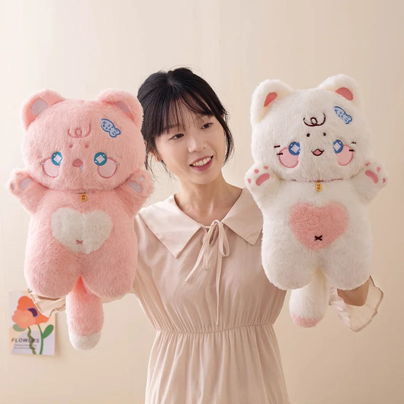Lucky Cat Throw vankúše roztomilé sviatky s dovolenkou Poslať rodinu dať priateľovi dať druhú polovicu