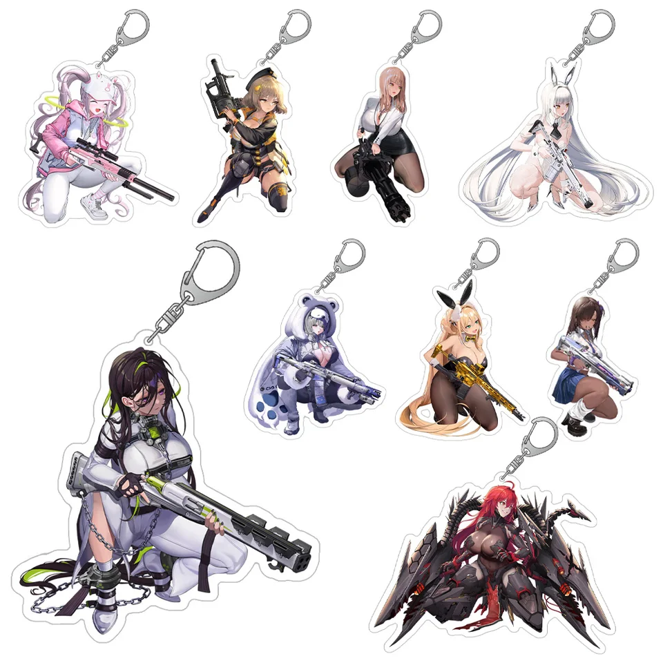Lucky sedem obchod Laplace dolla centi crow harran román Yulha Neve Folkwang Admi Maiden Anne Cute Boys Girls Acryl Keychain