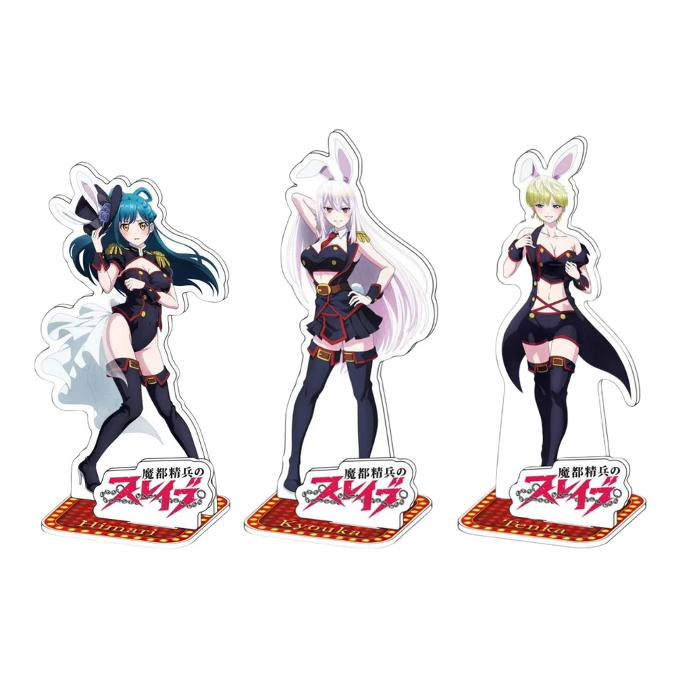 Lucky Seven Anime Obchod pripútaný vojak Kyouka Uzen HiMari Azuma Tenka Izumo Bunny Girl Ver Acrylicstand Desktop Decor Darček