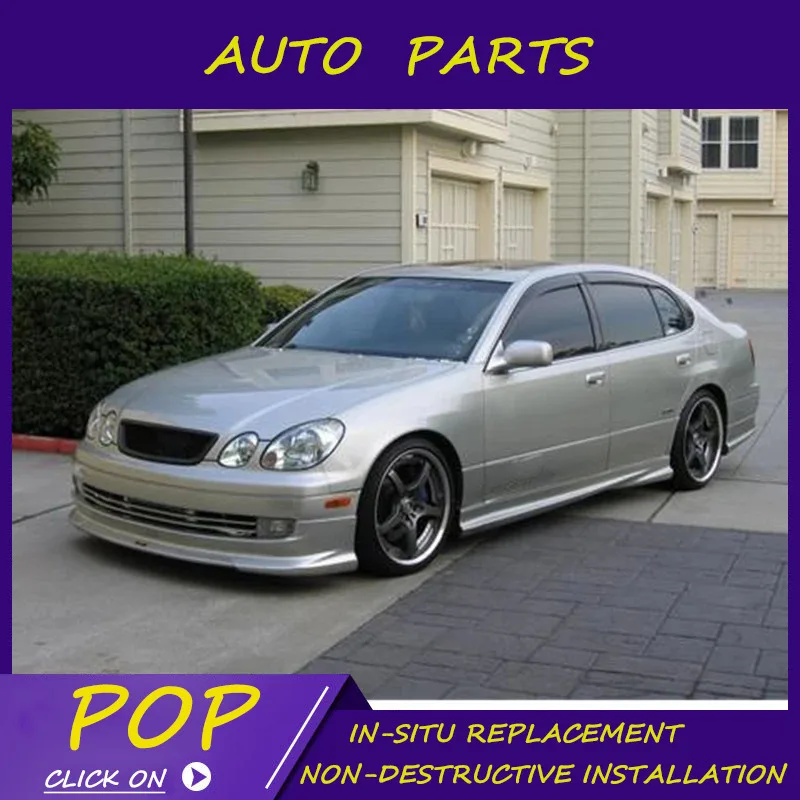 Lucky2025 Vhodný pre 98-04 Lexus GS300 430 S160 JPA Resin Lip Malé okolité predné lopaty