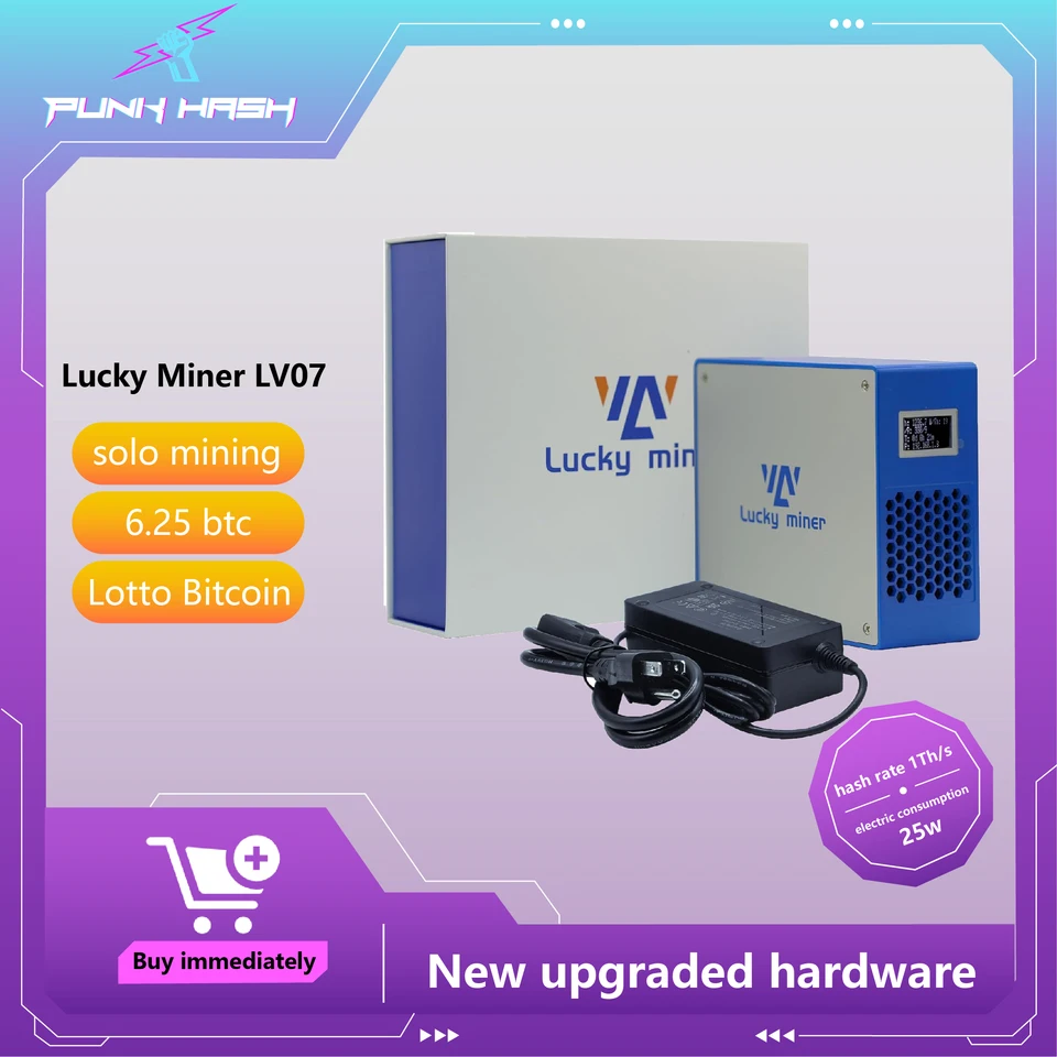 LuckyMiner Lv07 1th/s s Mining Bitcoin Miner BTC bitcoin bitcoin bitcoinový max