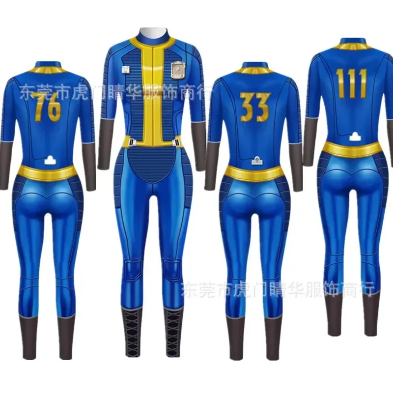 Lucy MacLean Fallout Cosplay kombinéza muža Žena kostým Halloween Cosplay oblečenie
