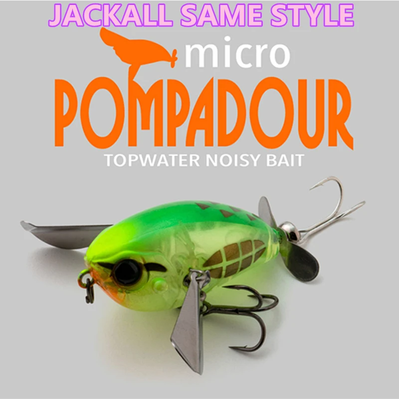 Luretv Japonsko Jackall Rovnaký štýl Micro Pompadour malá voda Cicada 6.5g