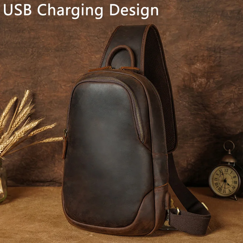 Luufan USB nabíjanie Mans hrudník Balíka Fit 12 