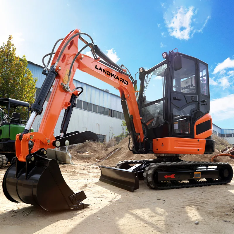 Luxusná kabína 2,5ton Crawler Tailless Rýpadlo najpredávanejšie EPA Euro 5 Malé hydraulické bager Vysoko kvalitné mini digger Prispôsobené