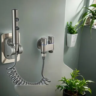 Luxusné bidetové sprchy pre toaletné sedadlo čistenie Shattaf pre inteligentnú súpravu Kúpeľňa faucet hardwares doplnky park osobná starostlivosť