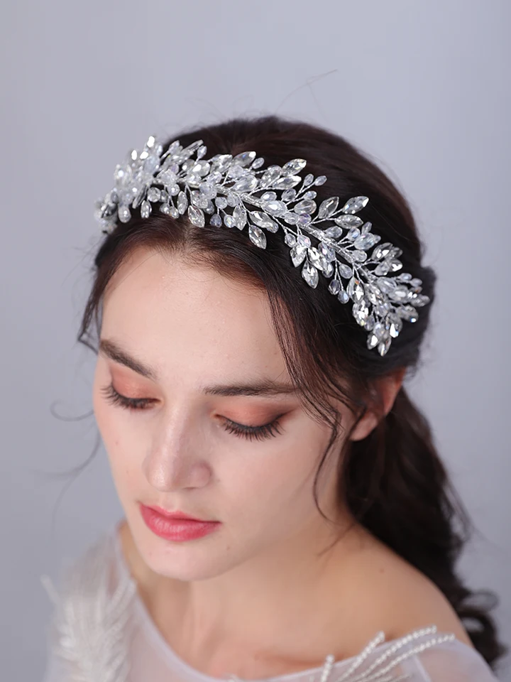 Luxusné krištáľové nevesty Hluk Strieborný kamienok Diamonds