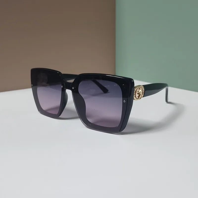 Luxusné slnečné okuliare značky Glamour pre ženy a mužov nadmerne nadmerné dizajnérske dizajnérske okuliare Unisex Rimless očné okuliare UV400