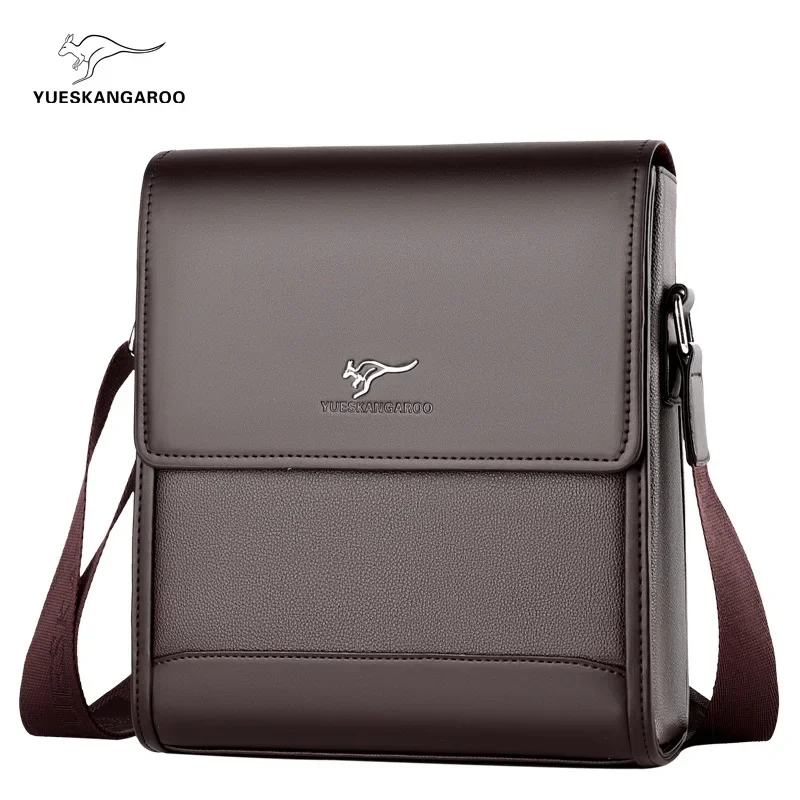 Luxusné značky muži v taškách na rameno Messenger Vety Veľké obchodné krížové tašky pre muža 2025 Vintage kabelky kožené iPad Bag Manžel