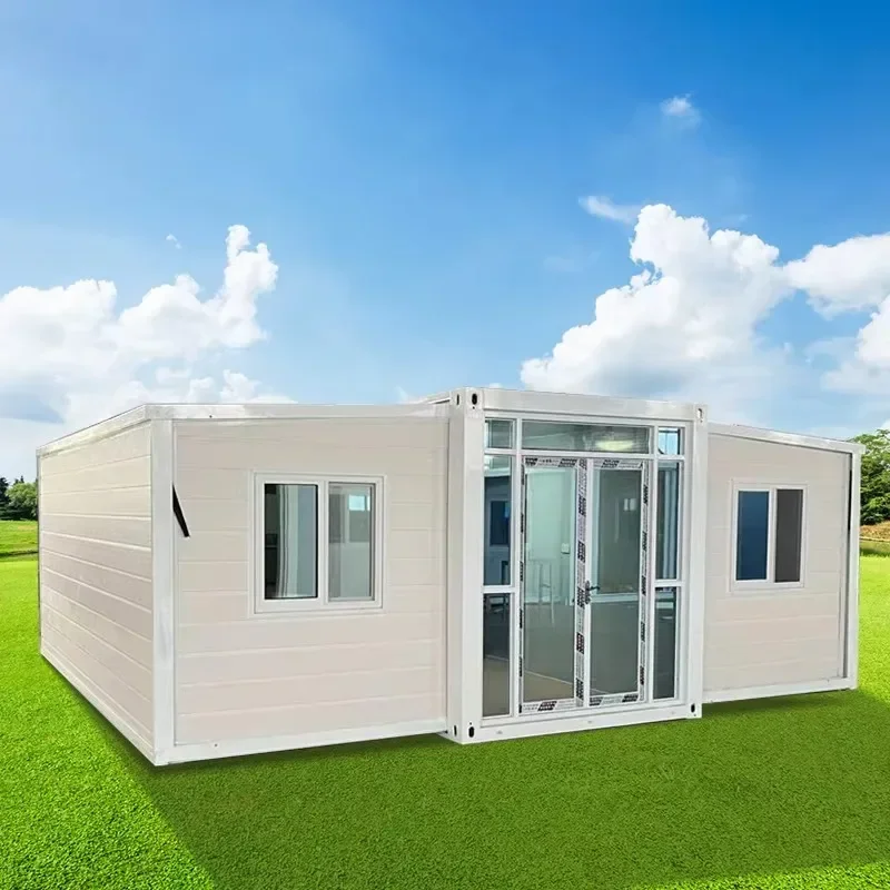 Luxusný dizajn 20 stôp 40 stôp rozšíriteľné prefabrikované kontajnerové domy skladacie drobné prefabrikované domy rozšíriteľné babičky Dom Van Home