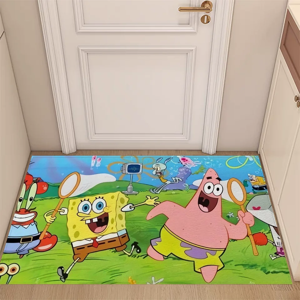 Luxusný koberec pre domáci vstup do rohožky spongebobes izba zdobenie predmety Vstupné dvere Rat Outdoor kuchy