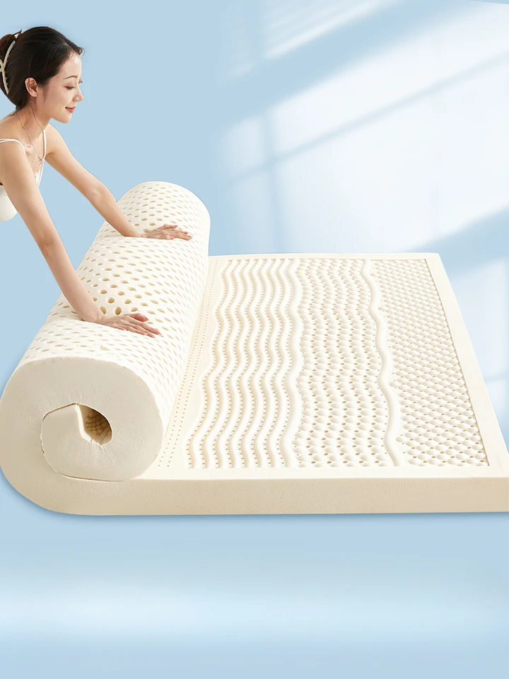 Luxusný latexový matrac mäkká spálňa Tatami Bed Topper Matrace Queen Simet Single Single Pohodlný vankúš