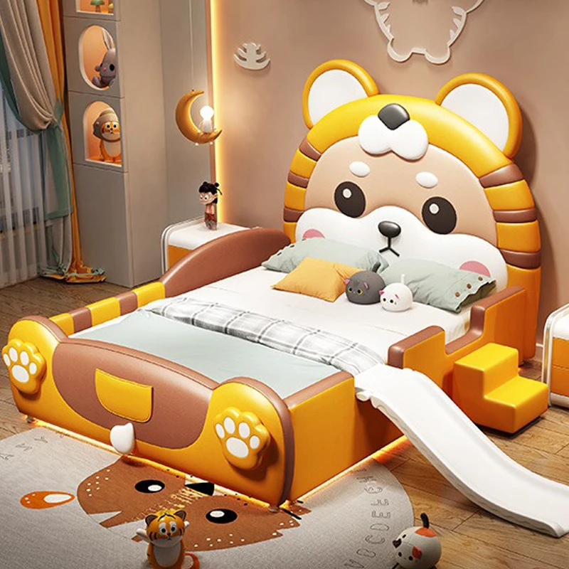 Luxusný moderný detský rám postele Matrace Comferter Detské detské postele podkrovie Villa Cama Infantil Bedroom Set