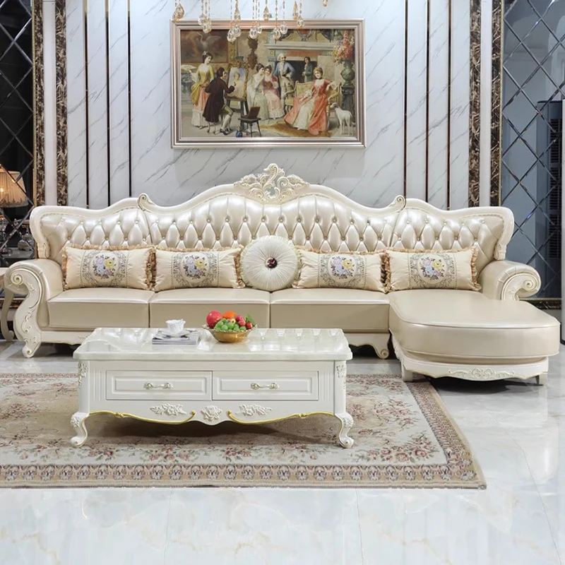 Luxusný moderný obývacia izba Sofas Fancy Lazy Európska obývacia pohovka Lounge dizajnér Divani da Soggiorno Domáci nábytok