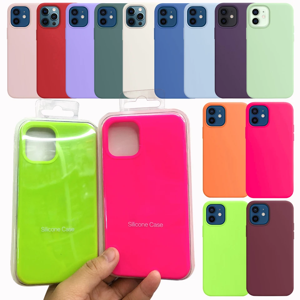 Luxusný originálny oficiálny silikónový puzdro pre iPhone 15 14 12 11 13 13 Pro Max Pase pre Apple iPhone x xr xs max 15 14 plus kryt