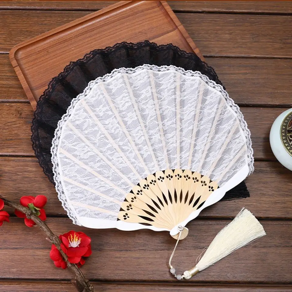 Luxusný prenosný skladací ventilátor ventilátorov strata