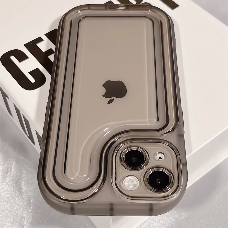 Luxusný priehľadný puzdro na vankúš proti nárazu pre iPhone 15 14 plus 13 12 11 Pro x xr xs Max