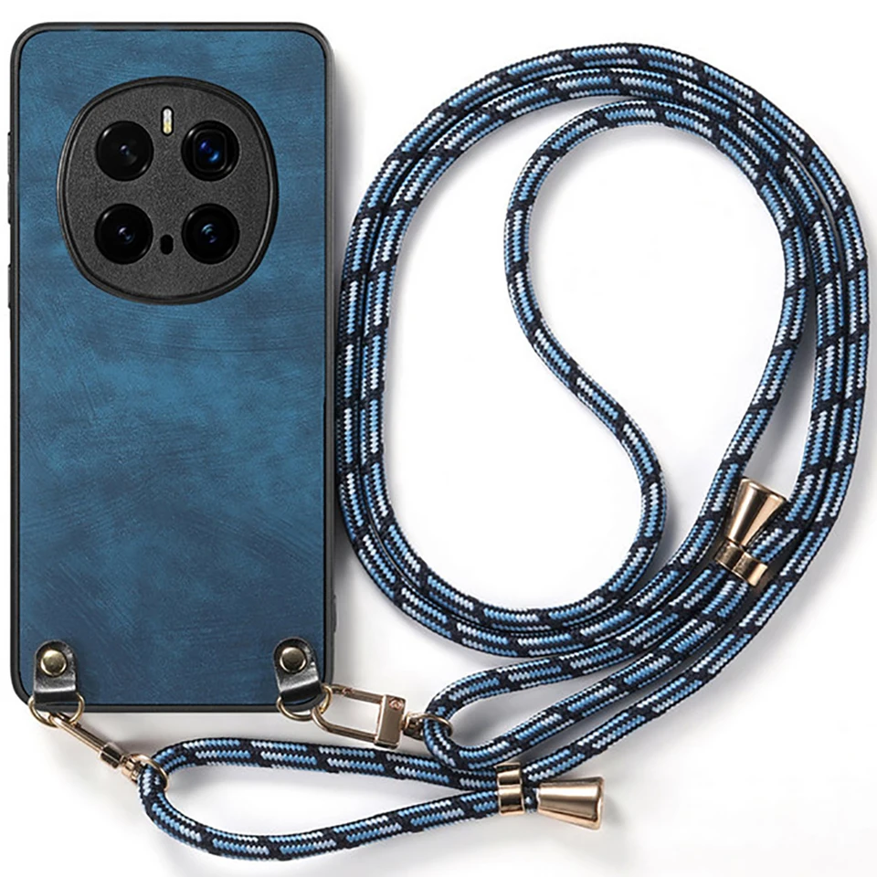 Luxusný puzdro pre Huawei Honor Magic 7 Pro 5g Crossbody Link Gheen Back Panel Funda Honor Magic 6 Pro Case Magic 5 6 7 Lite 5Pro Etui