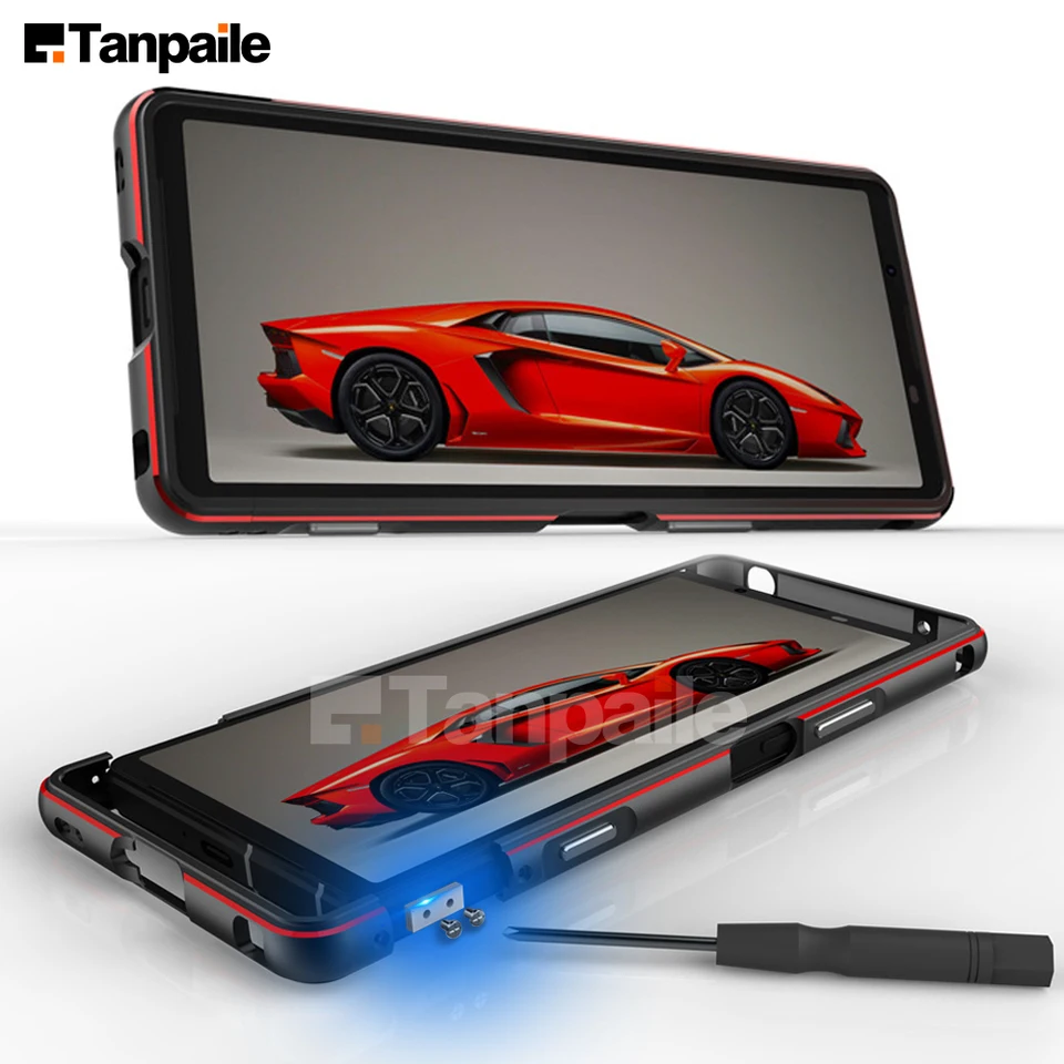 Luxusný ultra tenký hliníkový kovový nárazník pre Sony Xperia 5 V 5V 10V 1V Case zámok magnetu Cover Capa Funda