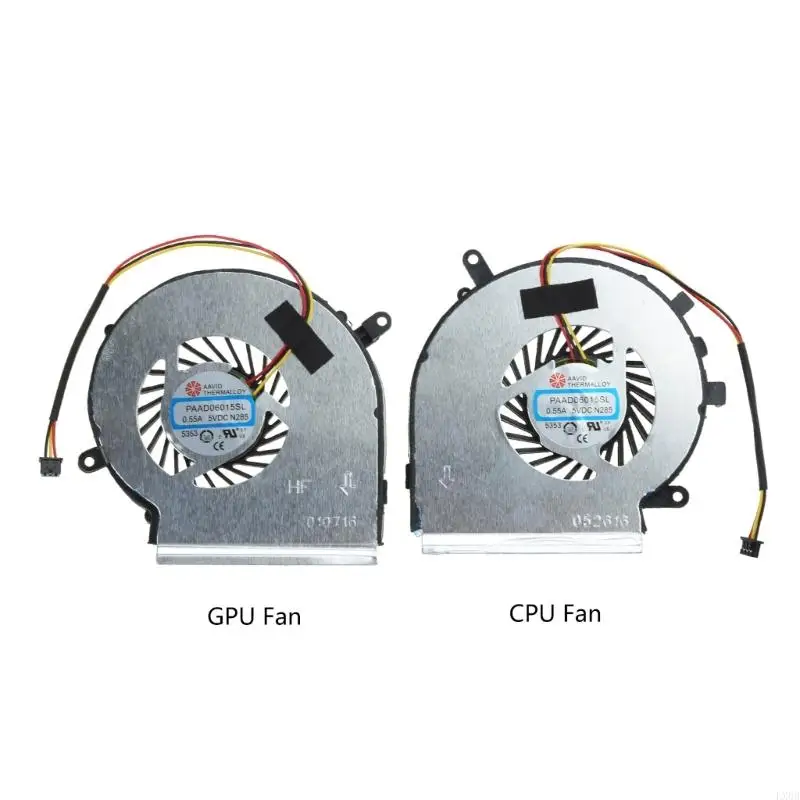 LX0B pre MSI GE72 GE62 PE60 PE70 GL62 GL72 Notebook CPU GPU Cooling Fans pre DC 5V/0.