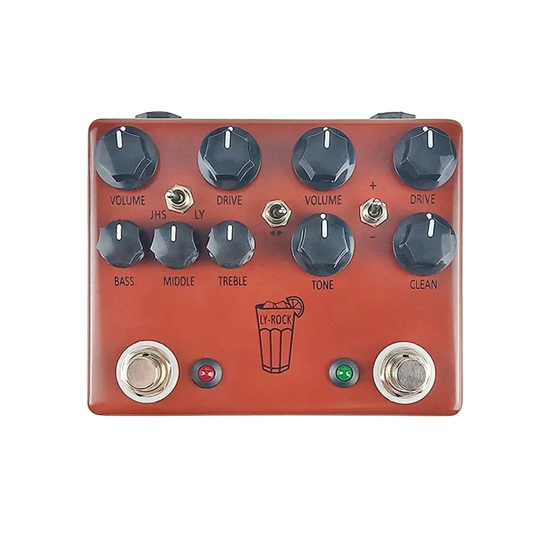 Ly-rock gitarový pedál pre JHS Sweet Tea V3 Overdrive Distortion Pedals Efektorové gitarové doplnky DIY