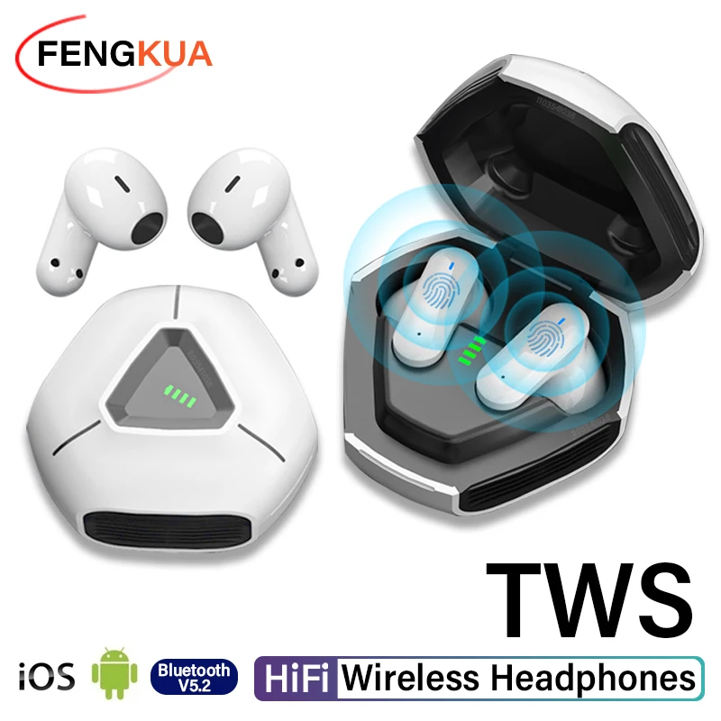 LY09 TWS slúchadlá Bluetooth 5.2 Zníženie hluku pre slúchadlá v ušiach uší Hifi Touch Control Mic Call Mic Call Sports Headset