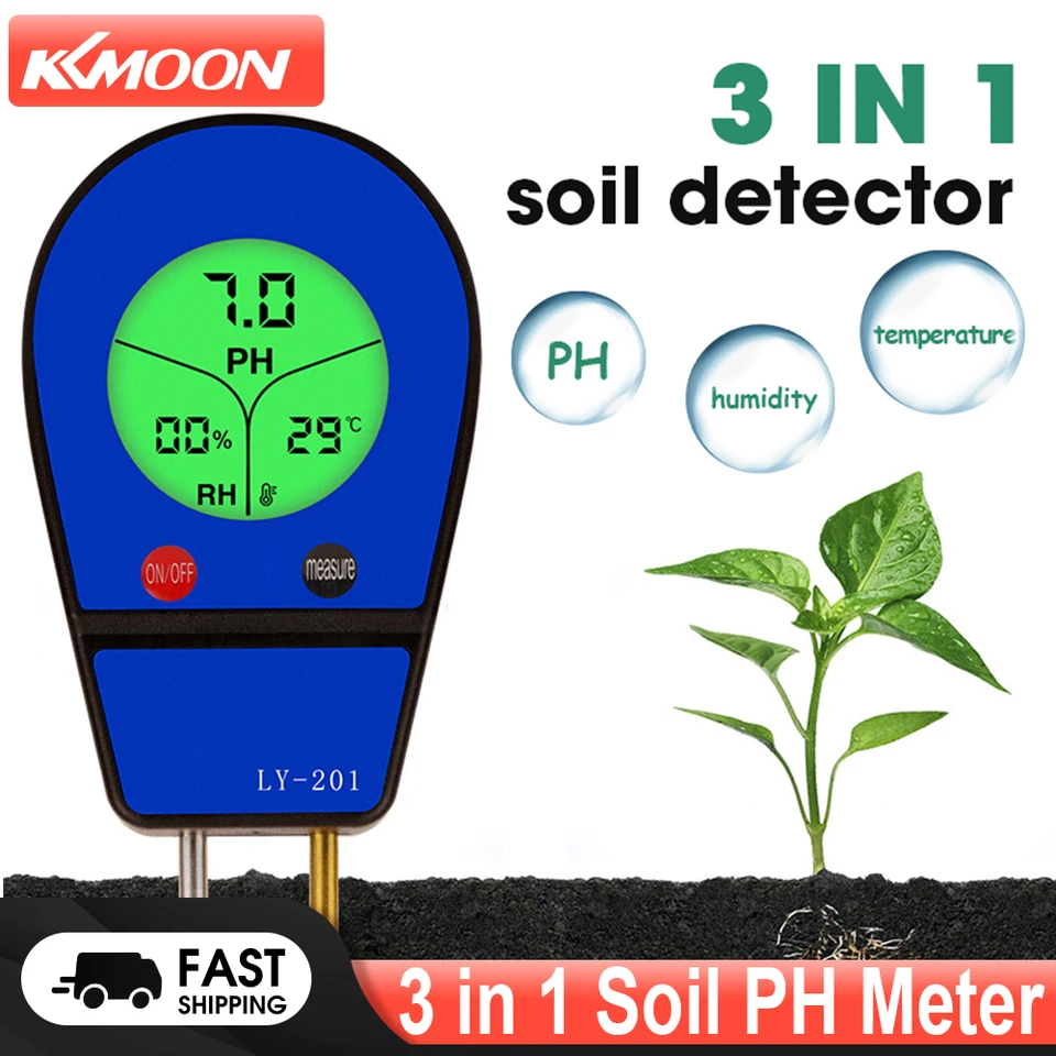 LY201 3 v 1 pôdne pH Meter
