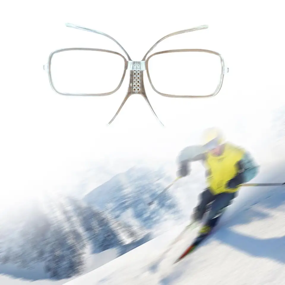 Lyžiarske okuliare Rám lyžiarske okuliare Vložte optický adaptér ľahké lyžiarske okuliare Myopia Rám pre snehové okuliare snowboardové okuliare