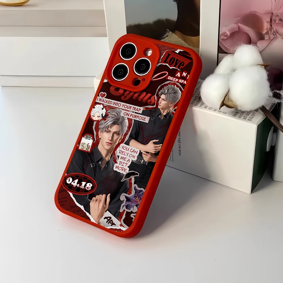 Láska a Deepspace Sylus pre iPhone 16 15 14 13 12 11 Pro Max Plus tekutý silikónový zamatový all-inclusive Soft Pase Puzdro