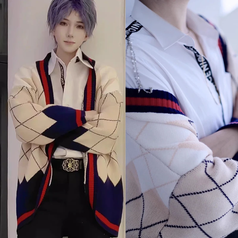Láska a Deepspace Xavier Rafayel Cosplay ciyu sveter cosplay pre dospelých asymetrických svetov