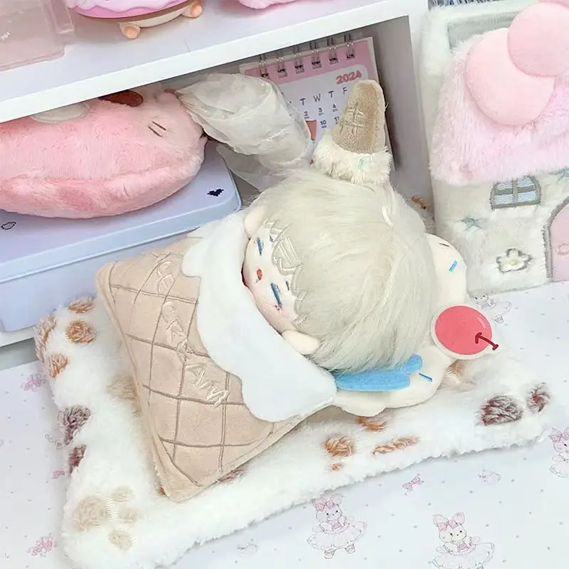 Láska a zmrzlina Deepspace 10cm Doll Bojky Doll Duys Adressory Bed Quilt vankúš Xavier Zayne Rafayel Ralayo Sylus DIY Doll Doll Clothing