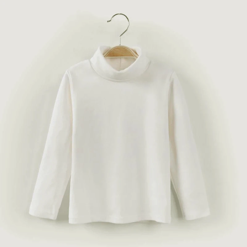 Láska DD & MM Girls Clothing Fashion Deti Casy Boys Turtleneck Basic Tričko Baby Cothes Kids Tops Costumes Outfits
