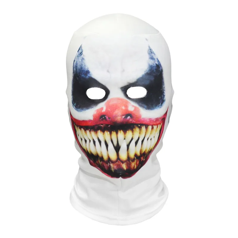 Látka maska ​​kapucňa Balaclava Hrozná lebka maska ​​Cosplay pokrývky hlavy strašidelné duchovia Masky Men ženy pre Halloween Cosplay Party Party rekvity