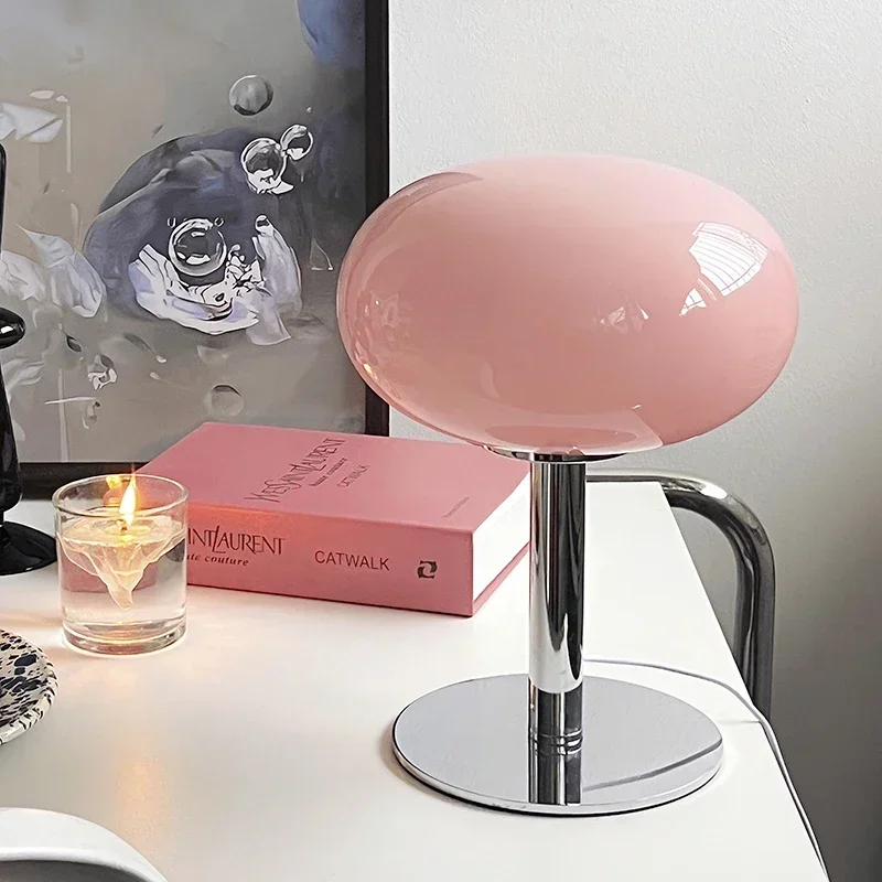 Lôžková lampa spálňa Lollipop dekoratívna stolová lampa Bauhaus stĺp