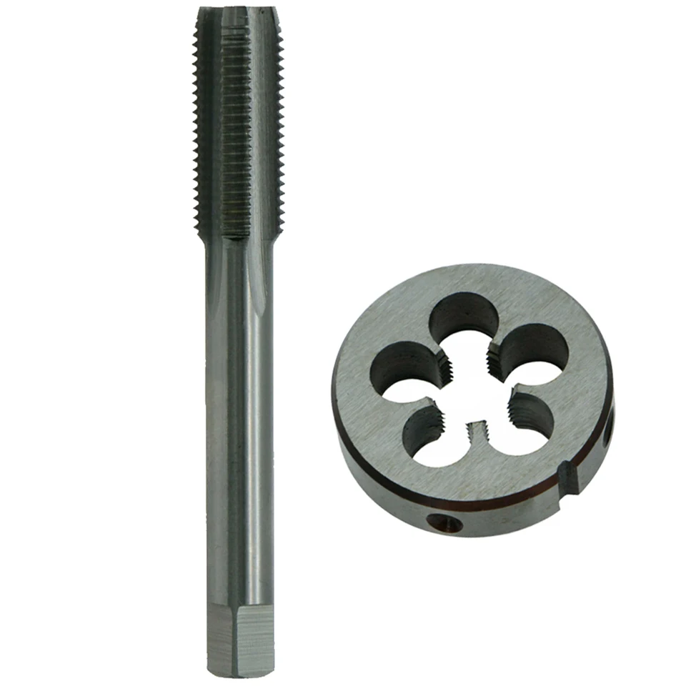 M 12 x 1 25 HSS Metric Tap and Die Set Set High Speed ​​Oceľ Pravá závit hladké a leštené faucet a balenie