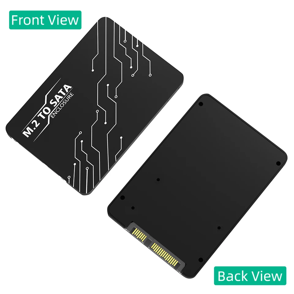 M.2 Adaptér na 2,5 SATA CONSUROSURE B&M Kľúč založený na SATA NGFF SSD Converter na 2,5 palca SATA 3.0 Podpora karty 2230 2242 2260 2280
