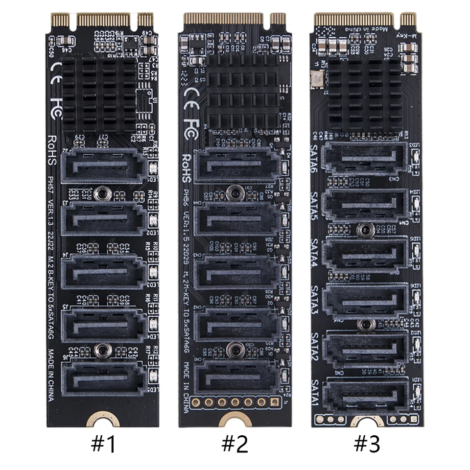 M.2 až SATA 3.0 Expansion Card M.2