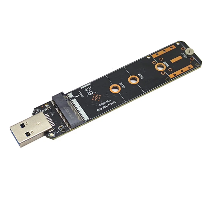 M.2 NVME SSD na USB3.2 GEN2 10 GBPS adaptér M.2 NVME SSD Adapter pre 2230 2242 2260 2280 NVME M.2 SSD RTL9210B